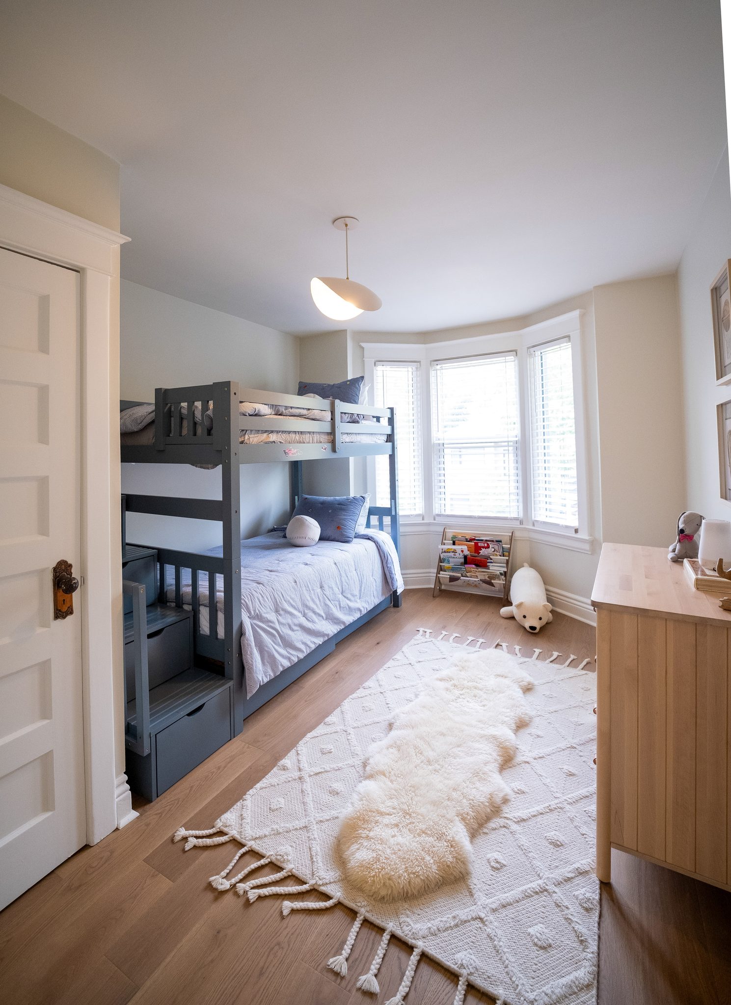 Kids' bedroom, High Park renovation, Toronto